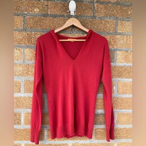 Christopher Fischer 100% Cashmere hooded sweater small